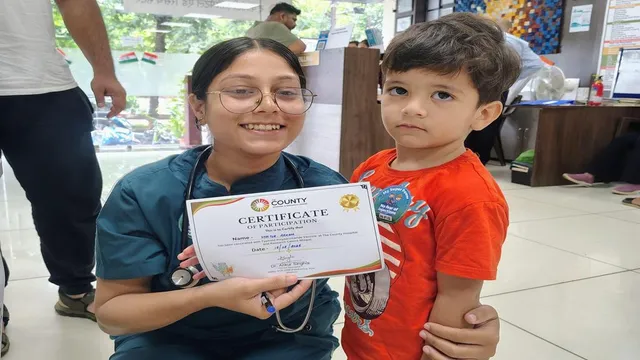 Free typhoid vaccination camp, 17 August 2025